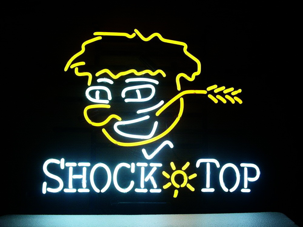 Shock Top Face Neon Sign